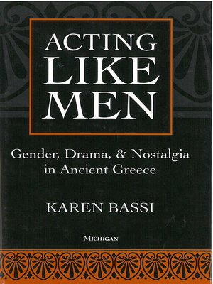 cover image of Acting Like Men